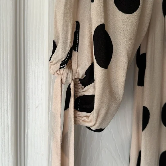 Kivari Polka Dot Midi Dress S